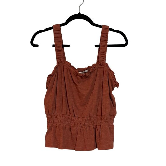 NWT Marine Layer Women’s Burnt Orange Tank Sm Boho Chic Cottagecore Summercore - Picture 3 of 14